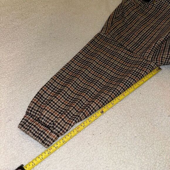 Old Navy Women’s Houndstooth Bomber Jacket Brown Tan Size XL NWOT - Picture 10 of 11